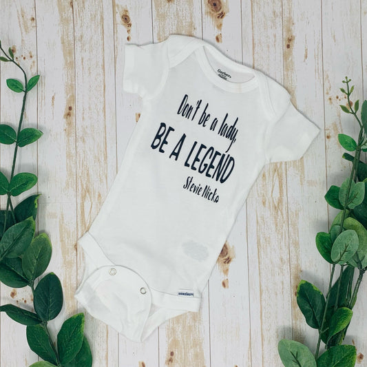 Be A Legend Rock N Roll Baby Bodysuit